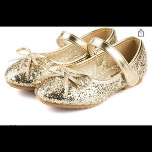 Girls glitter Mary Janes